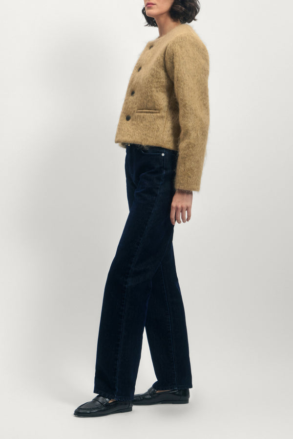Cardigan Jacket in Mohair Blend