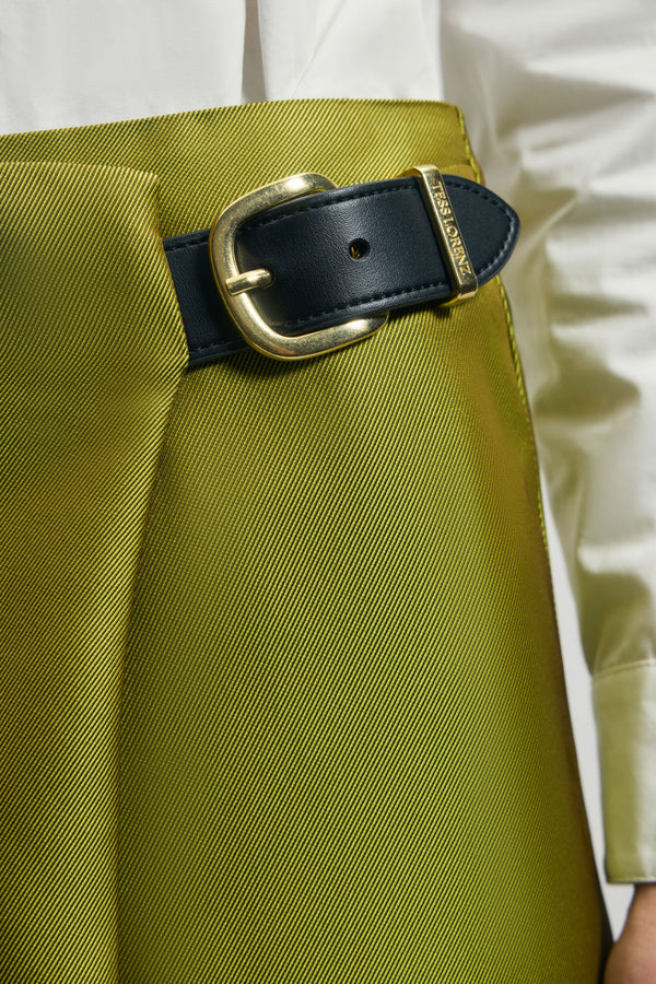Mini Wrap Skirt in Viscose