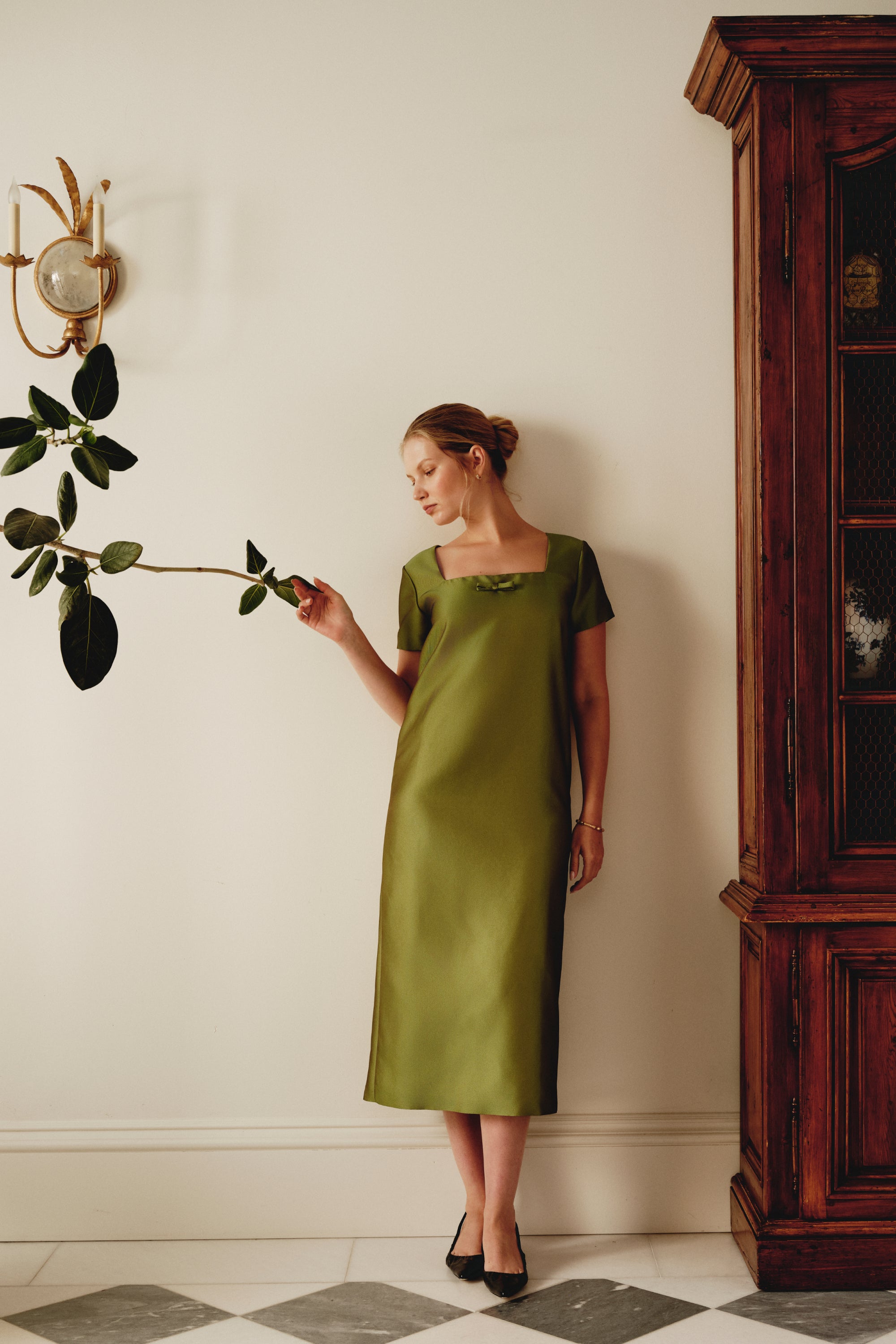 Midi Dress in Viscose