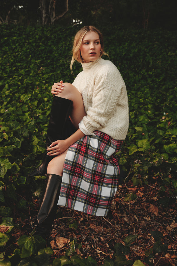 Wrap Skirt in Wool