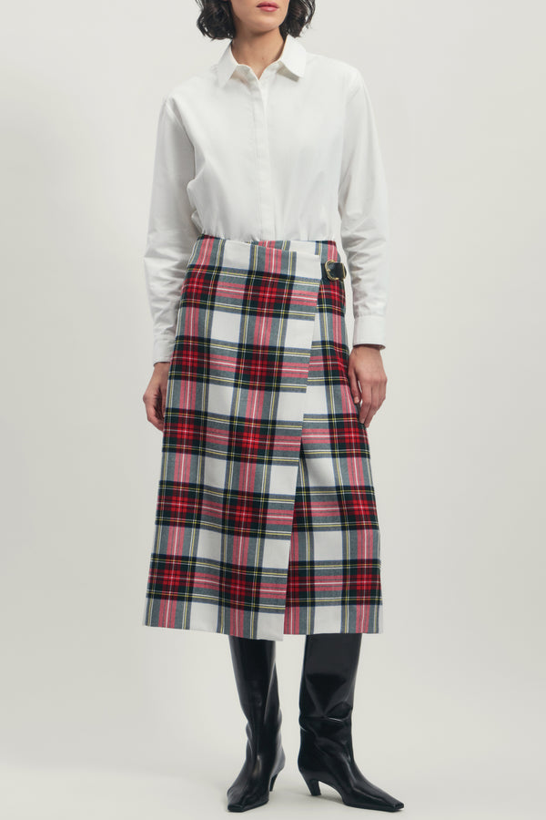 Wrap Skirt in Wool
