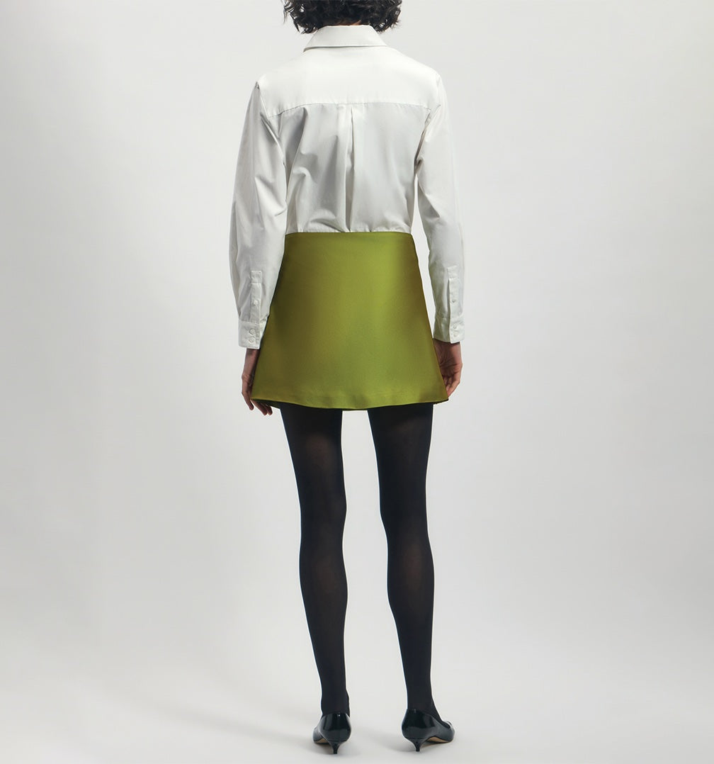 Mini Wrap Skirt in Viscose