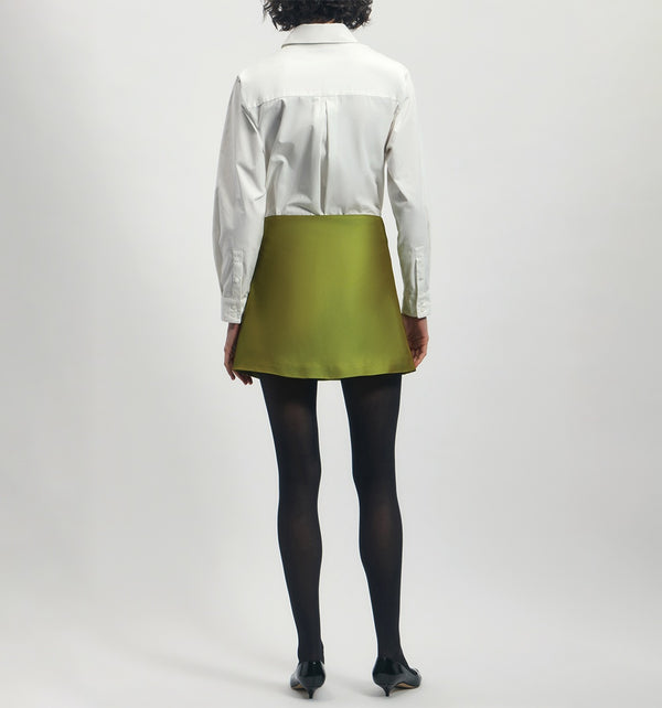 Mini Wrap Skirt in Viscose