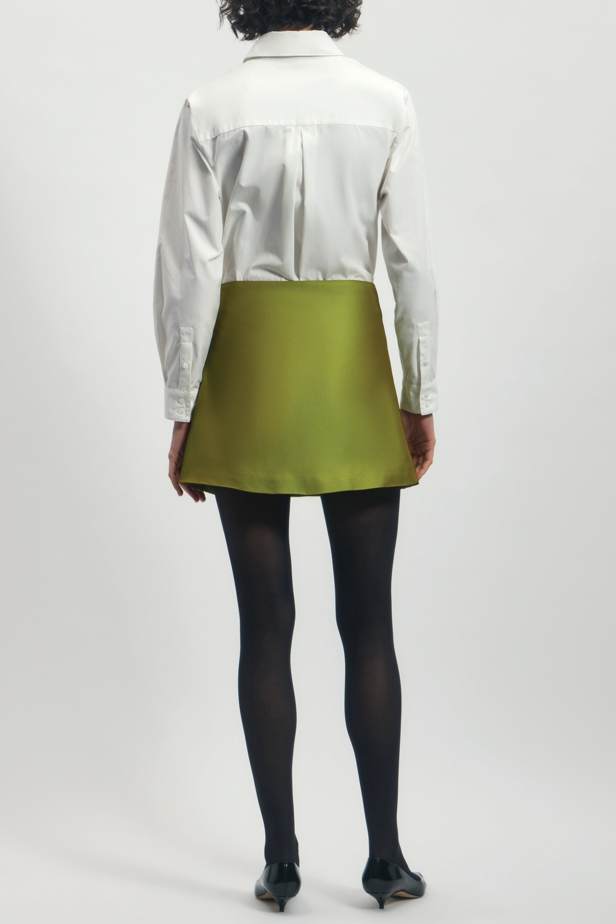 Mini Wrap Skirt in Viscose