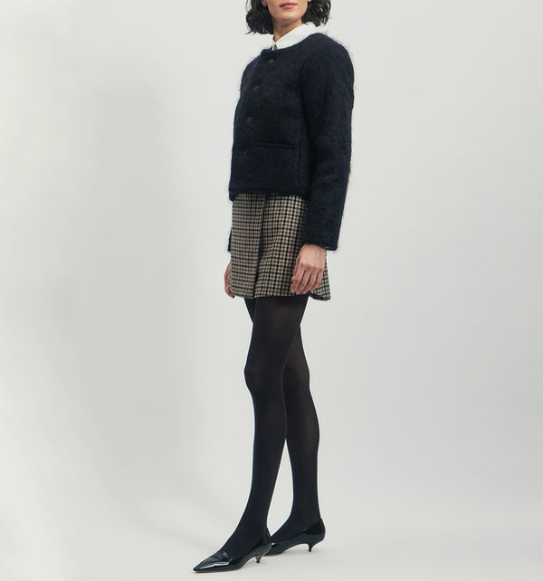 Cardigan Jacket in Mohair Blend