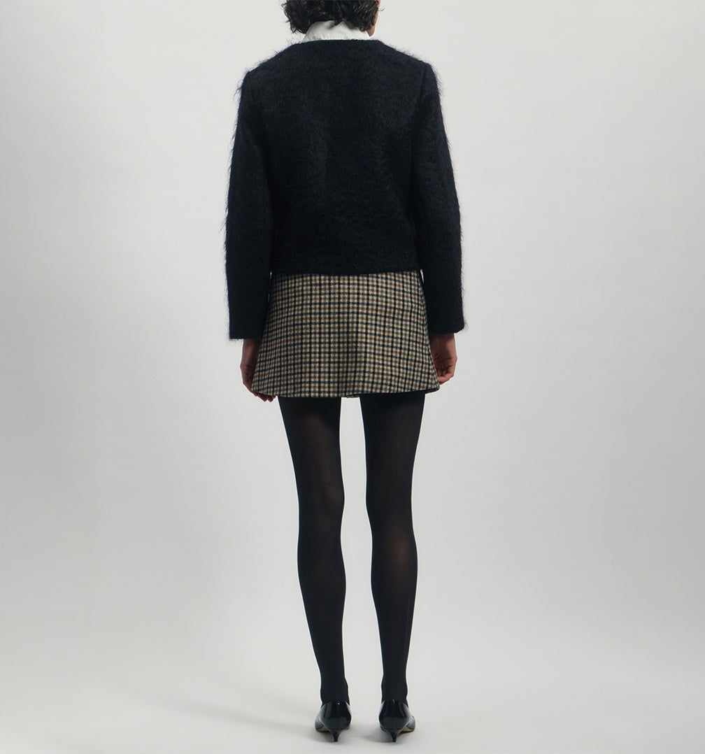 Cardigan Jacket in Mohair Blend