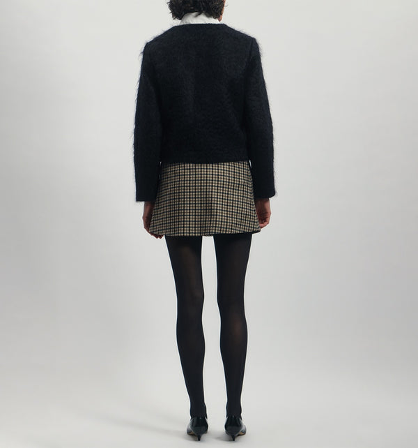 Cardigan Jacket in Mohair Blend