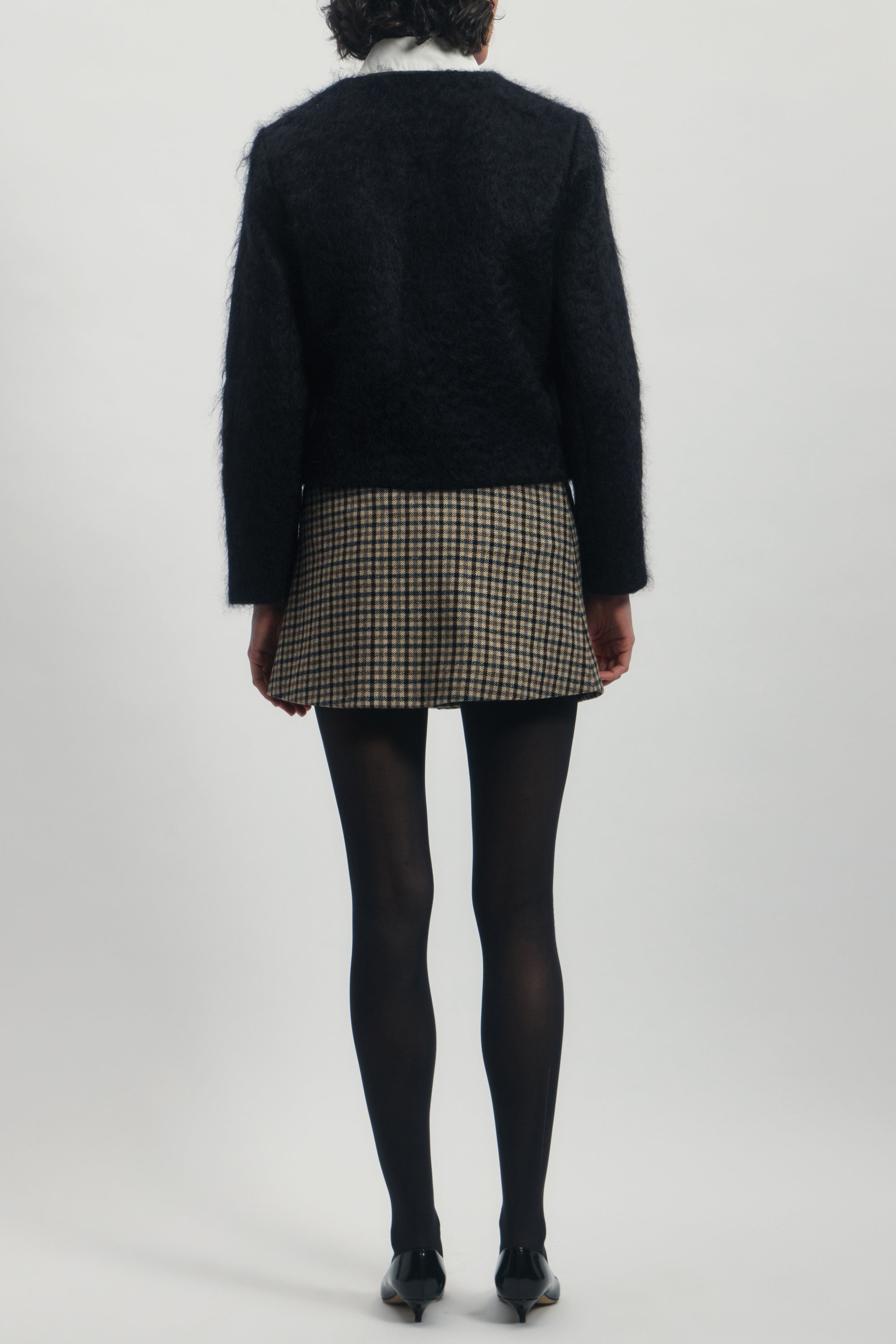 Cardigan Jacket in Mohair Blend
