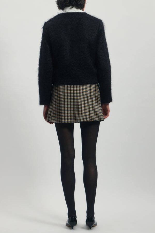 Cardigan Jacket in Mohair Blend