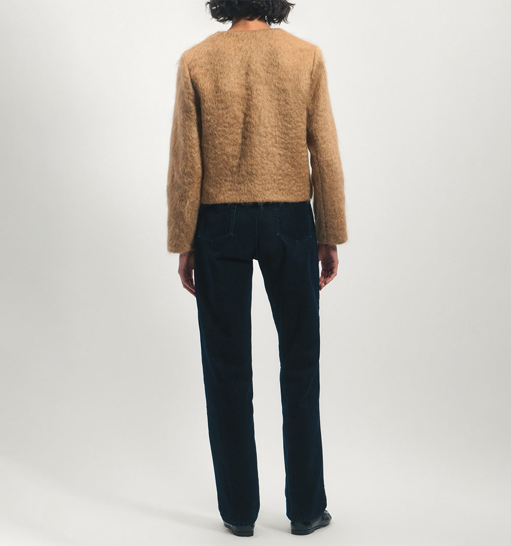 Cardigan Jacket in Mohair Blend