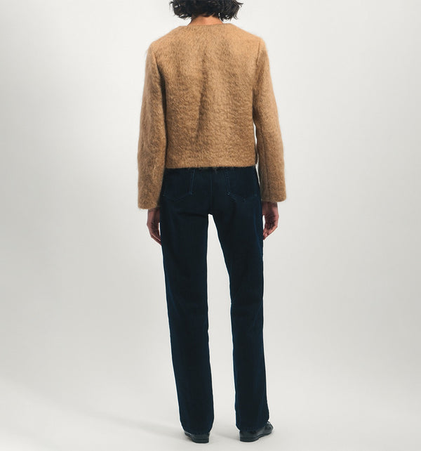 Cardigan Jacket in Mohair Blend