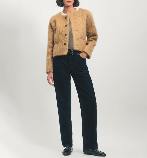 Cardigan Jacket in Mohair Blend