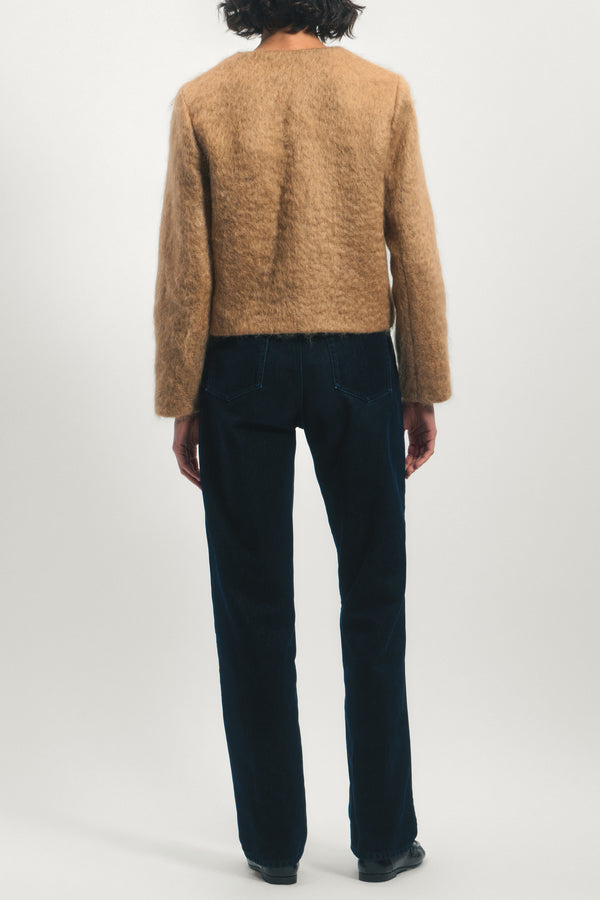 Cardigan Jacket in Mohair Blend