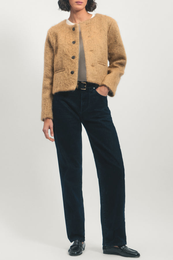 Cardigan Jacket in Mohair Blend
