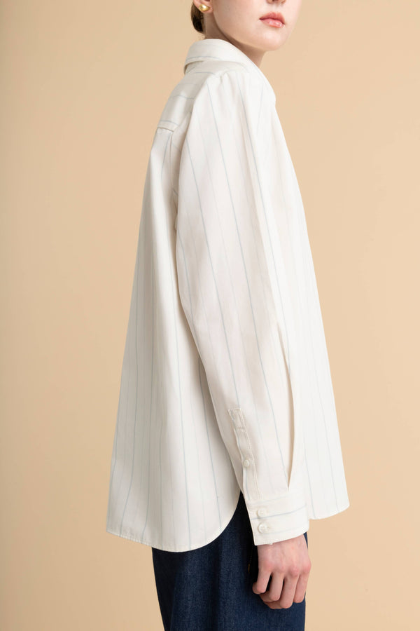 Striped Shirt in Poplin