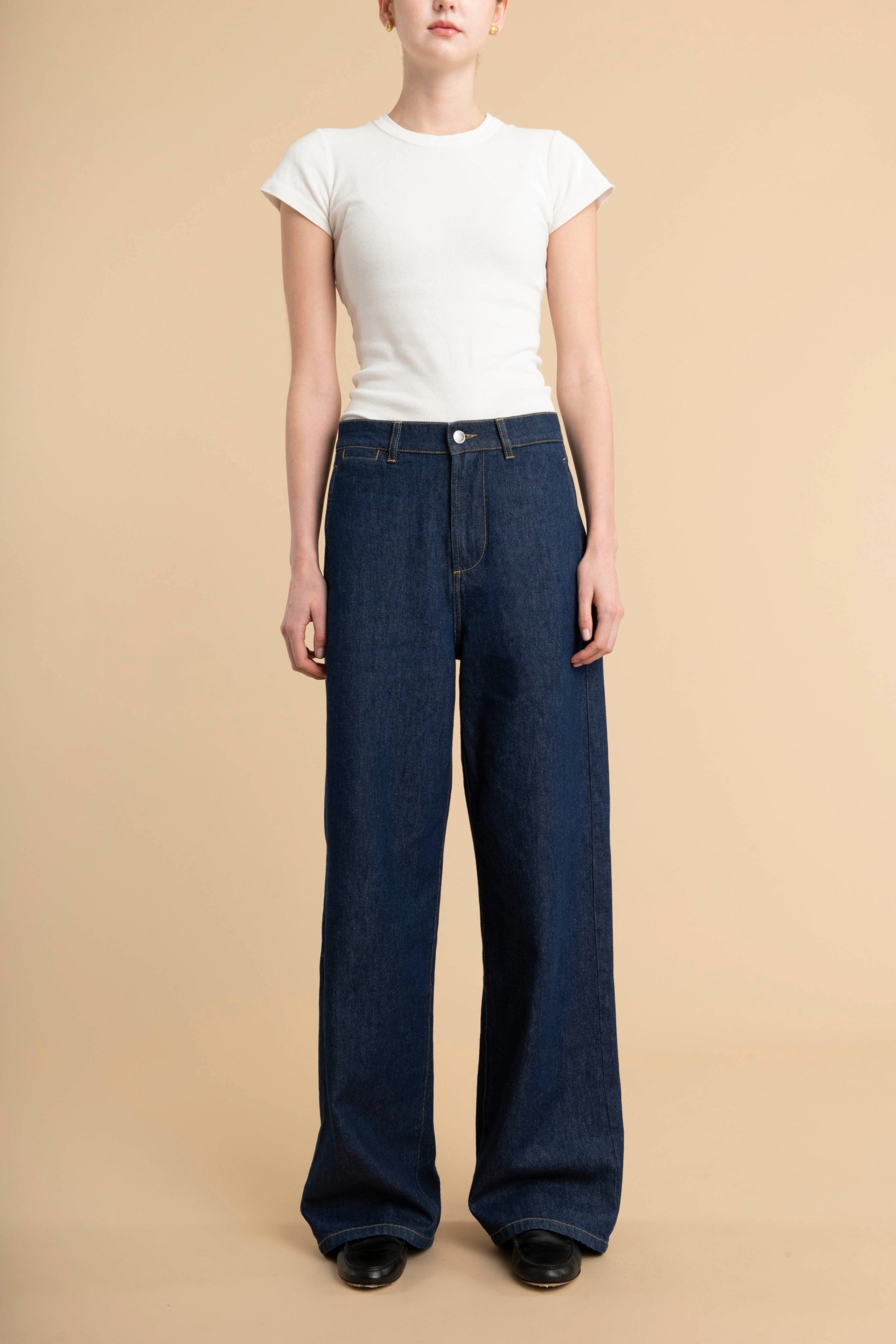 Relaxed Trouser in Denim