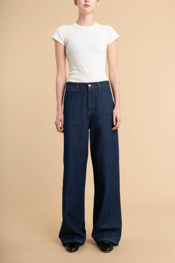 Relaxed Trouser in Denim