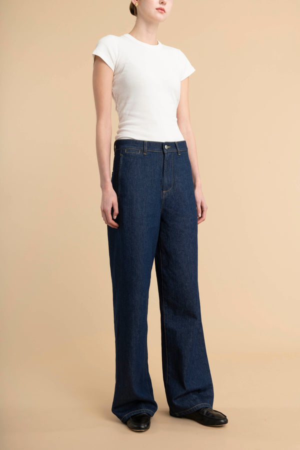 Relaxed Trouser in Denim