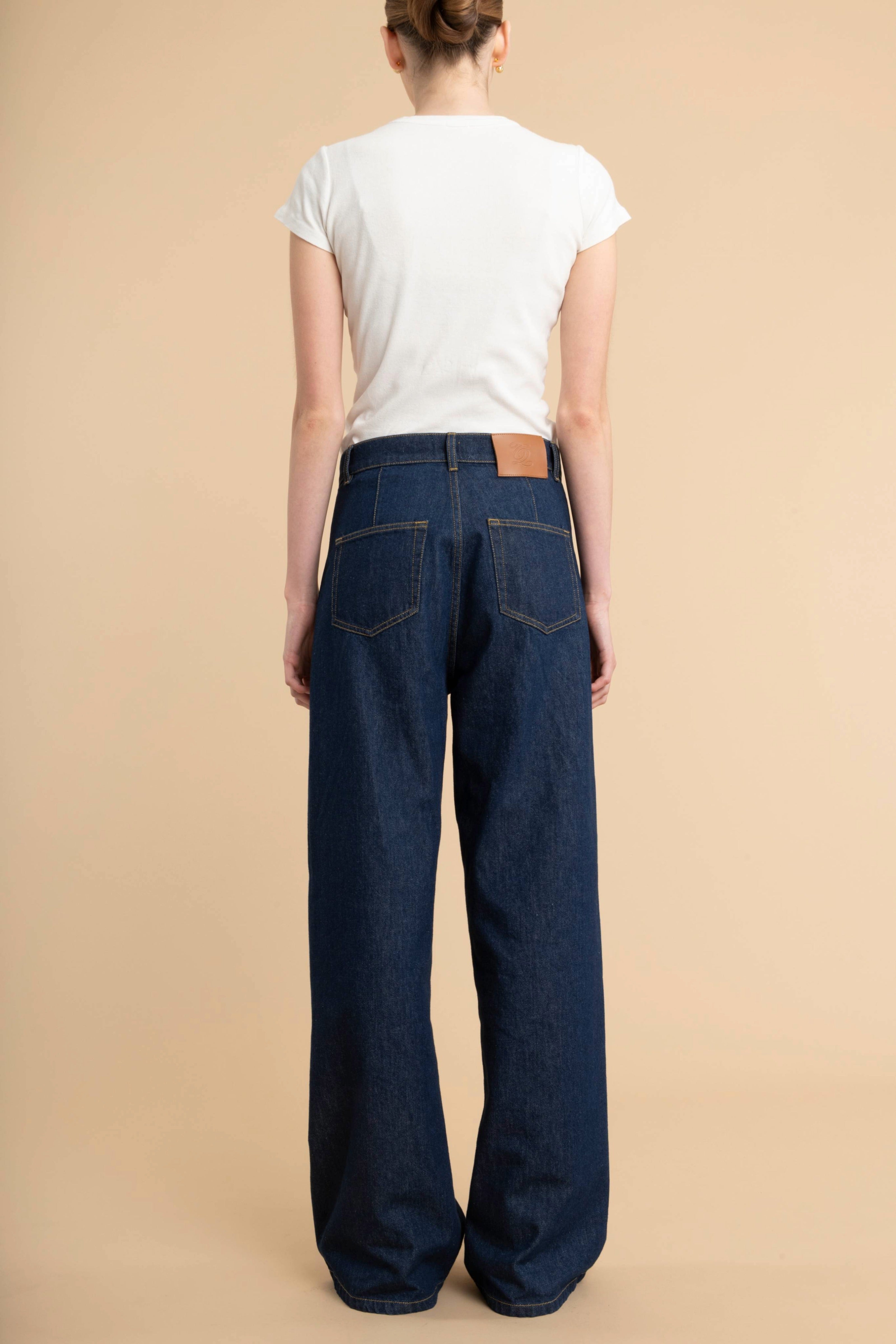 Relaxed Trouser in Denim