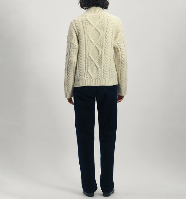 Sweater in Baby Alpaca Blend