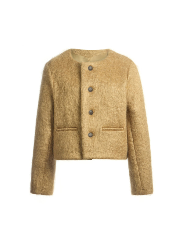 Cardigan Jacket in Mohair Blend