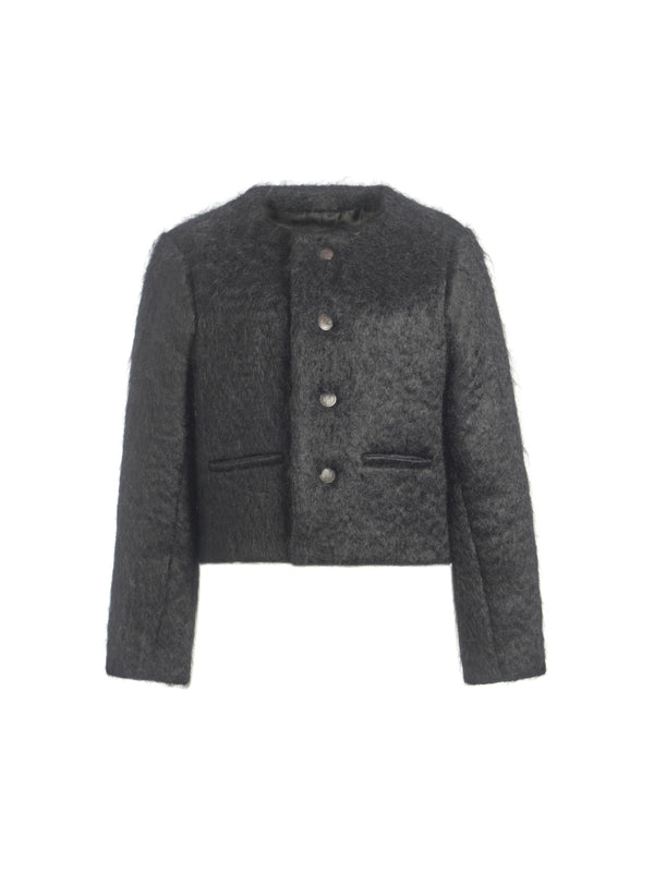 Cardigan Jacket in Mohair Blend